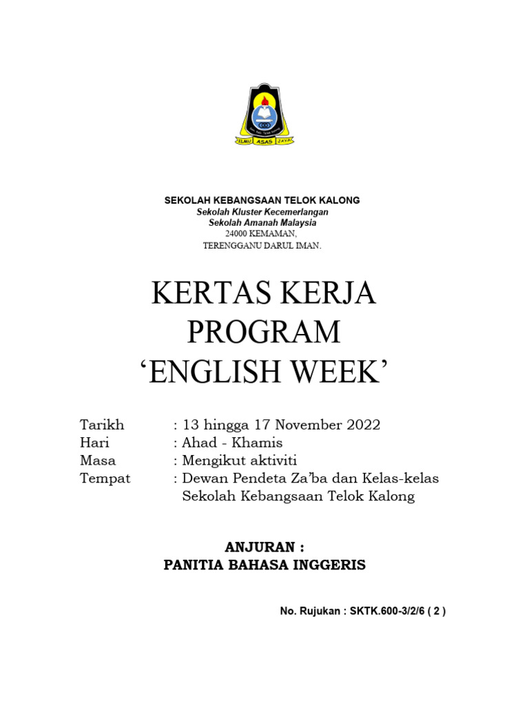 English Week 2022 Pdf