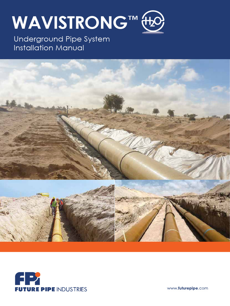 WAVISTRONG™ H2O Underground Pipe System Installation Manual | PDF ...