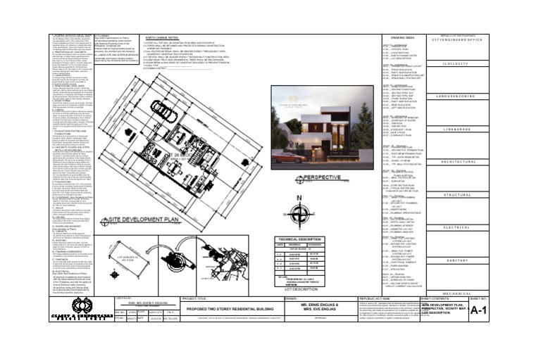 Construction Specifications for Residential Building | PDF | Concrete ...