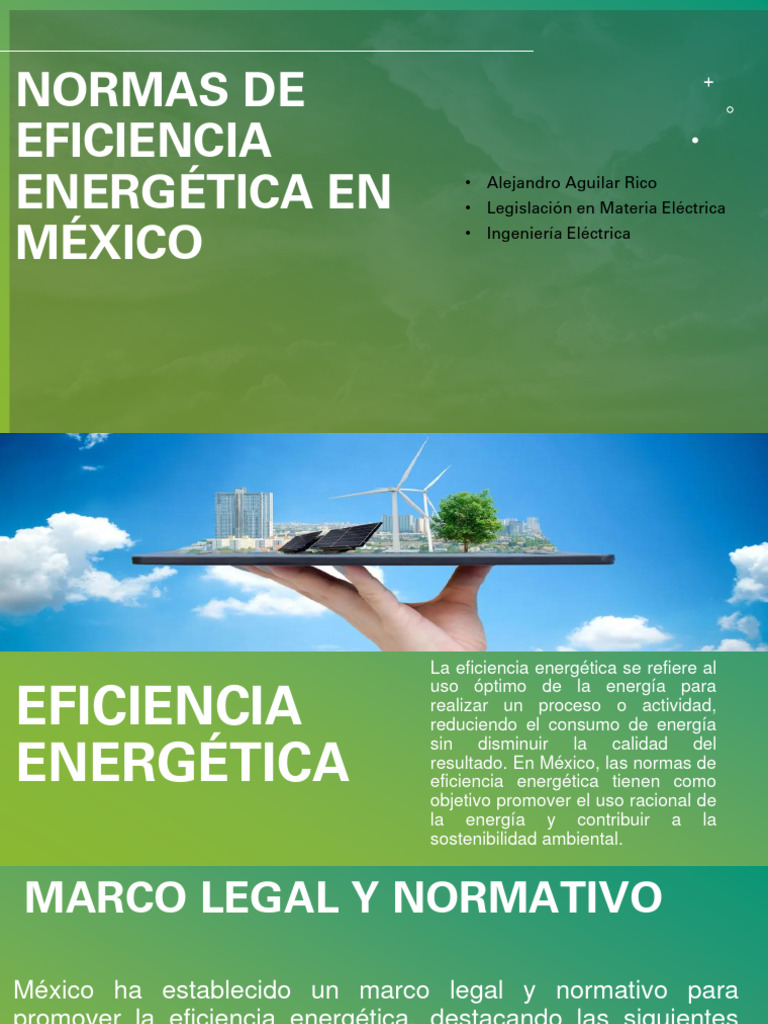 Normas de Eficiencia Energética en México | PDF | Uso eficiente de ...