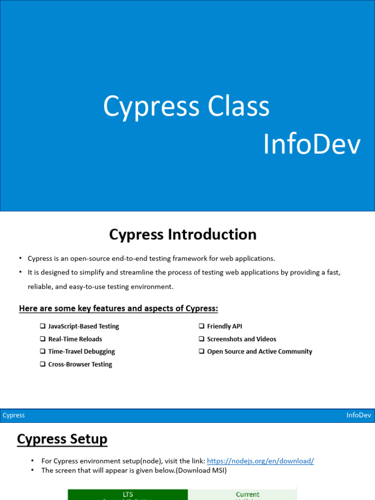 Cypress Class Name Selection Guide | PDF | Login | Computing