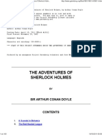 The Project Gutenberg Ebook of The Adventures of Sherlock Holmes, by Sir Arthur Conan Doyle