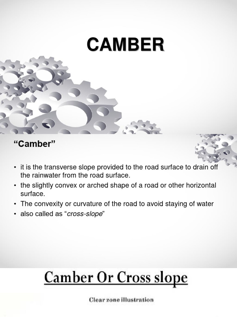 Road Camber Design and Calculation | PDF | Road | Road Surface