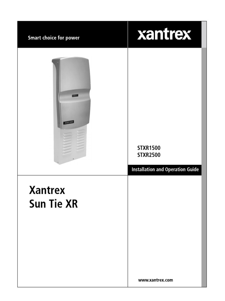 Xantrex technology stxr1500 stxr2500 92621 download free pdf