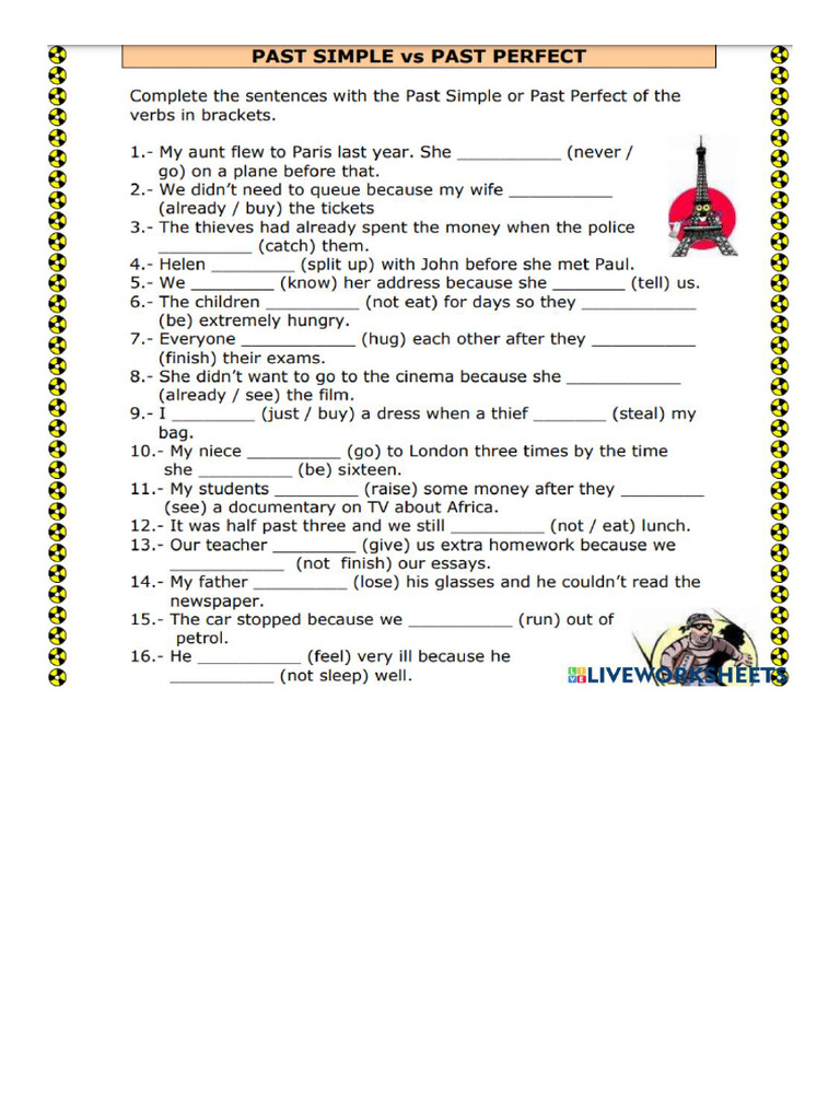 Simple Past and Past Perfect | PDF
