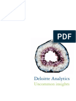 Deloitte Analytics Uncommon Insights