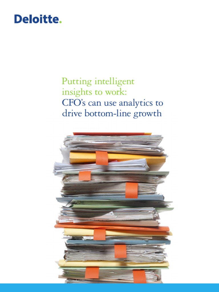 Putting Intelligent Insights To Work PDF Analytics Profit (Accounting)