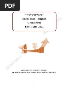 Way Forward Study Pack Grade 4