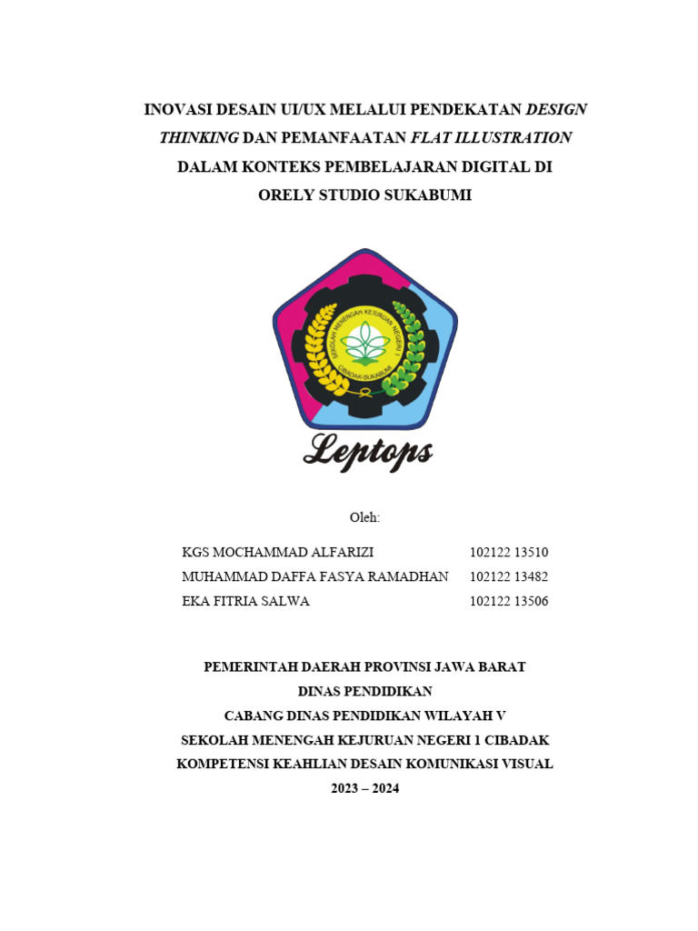 Laporan PKL Desain UI/UX di Orely Studio | PDF