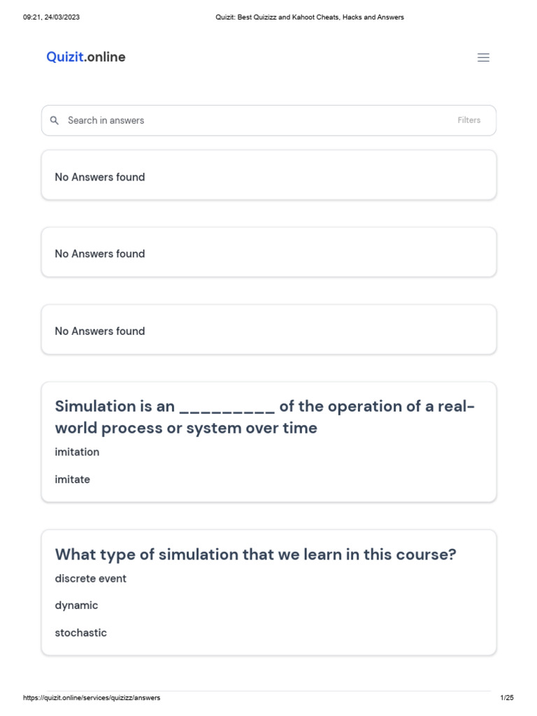 Quizit Best Quizizz and Kahoot Cheats Hacks and Answers Download Free