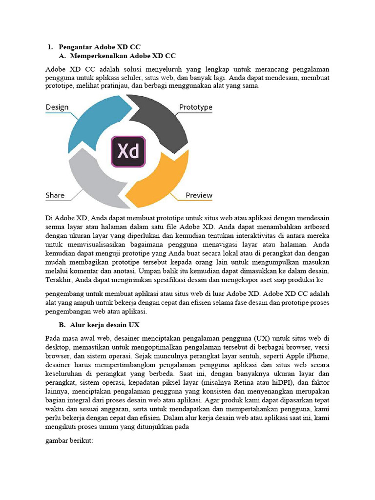 Pengantar Adobe XD CC untuk Desain UX | PDF