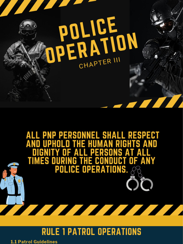 Police Patrol Operations Guidelines | PDF | Police | Police Officer
