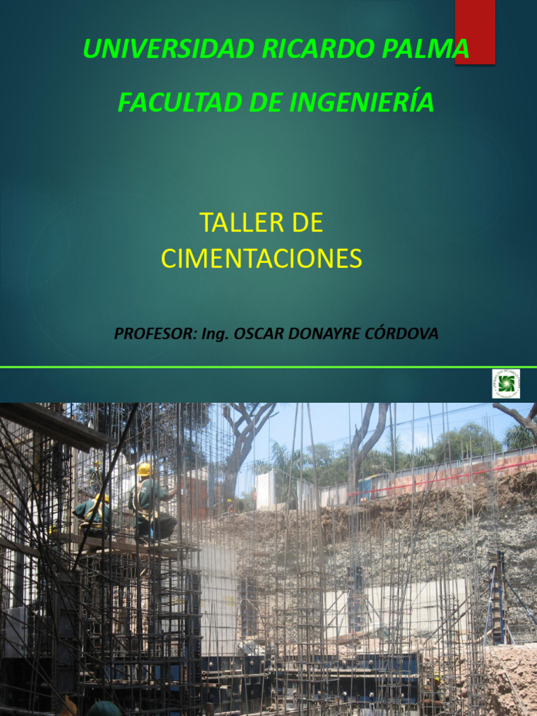 Taller de Cimentaciones y Ensayos Geotécnicos | PDF | Roca (geología ...