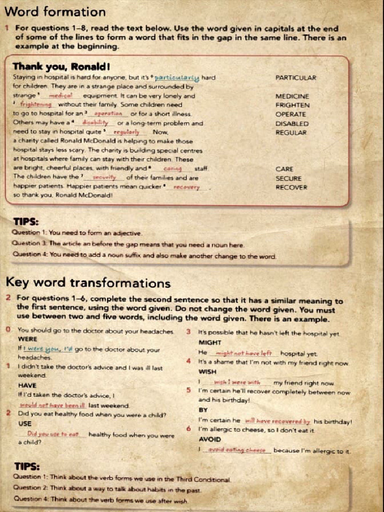 focus 4 students book word store answer key