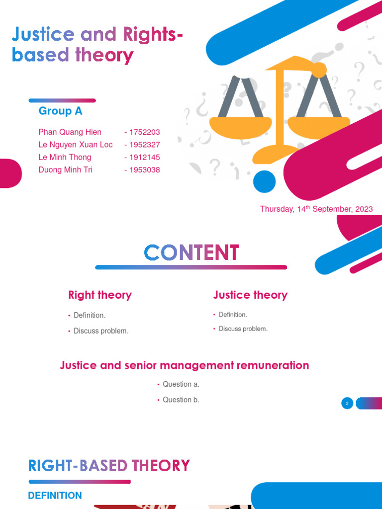 Presentation Group - 6 RightAndJustice | PDF | Justice | Crime & Violence