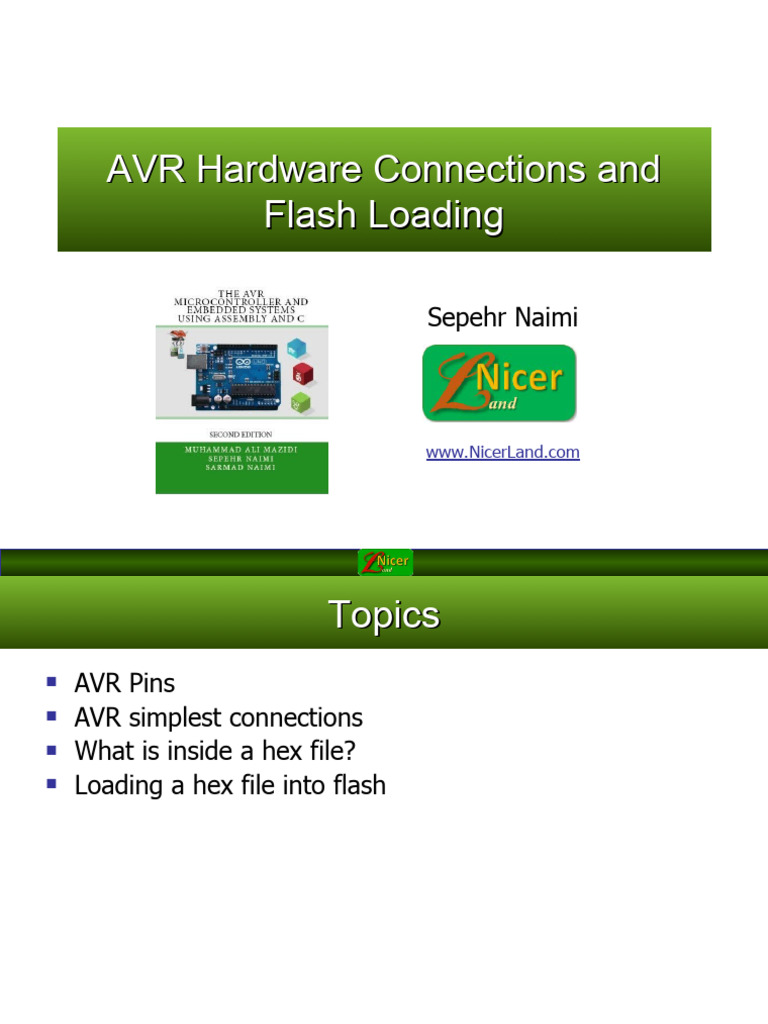 AVR Connections and Flash Loading Guide | PDF | Computer Hardware ...