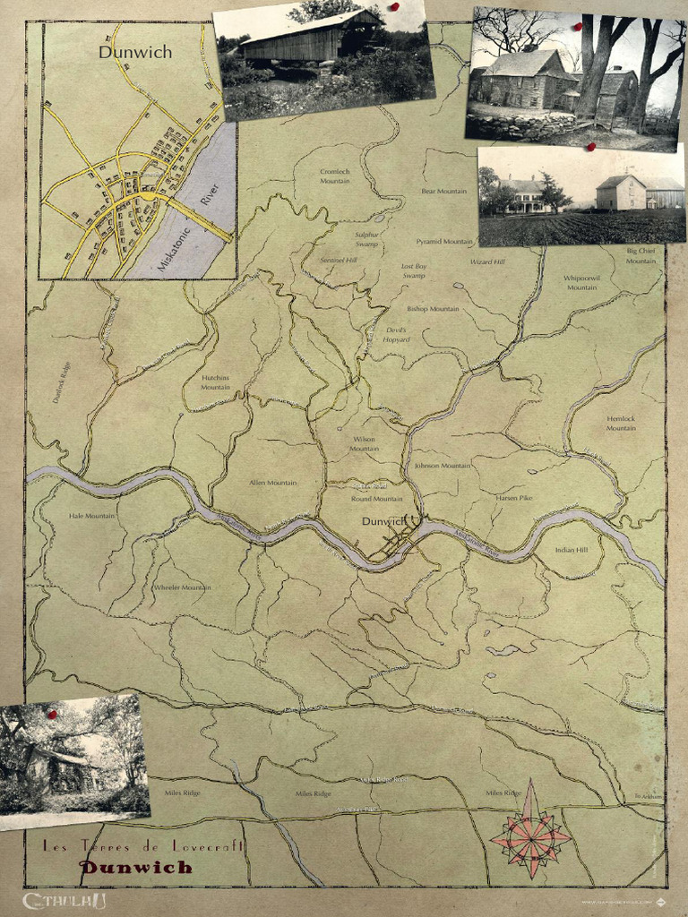 Roads and Mountains Near Dunwich | PDF