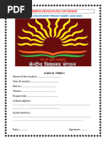 MDP Project Front Page Template | PDF
