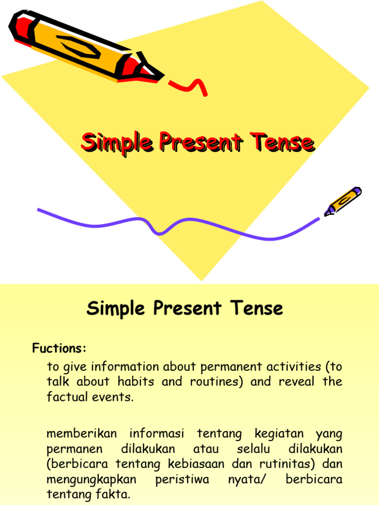 4 - Simple Present Tense | PDF | Verb | Linguistic Typology