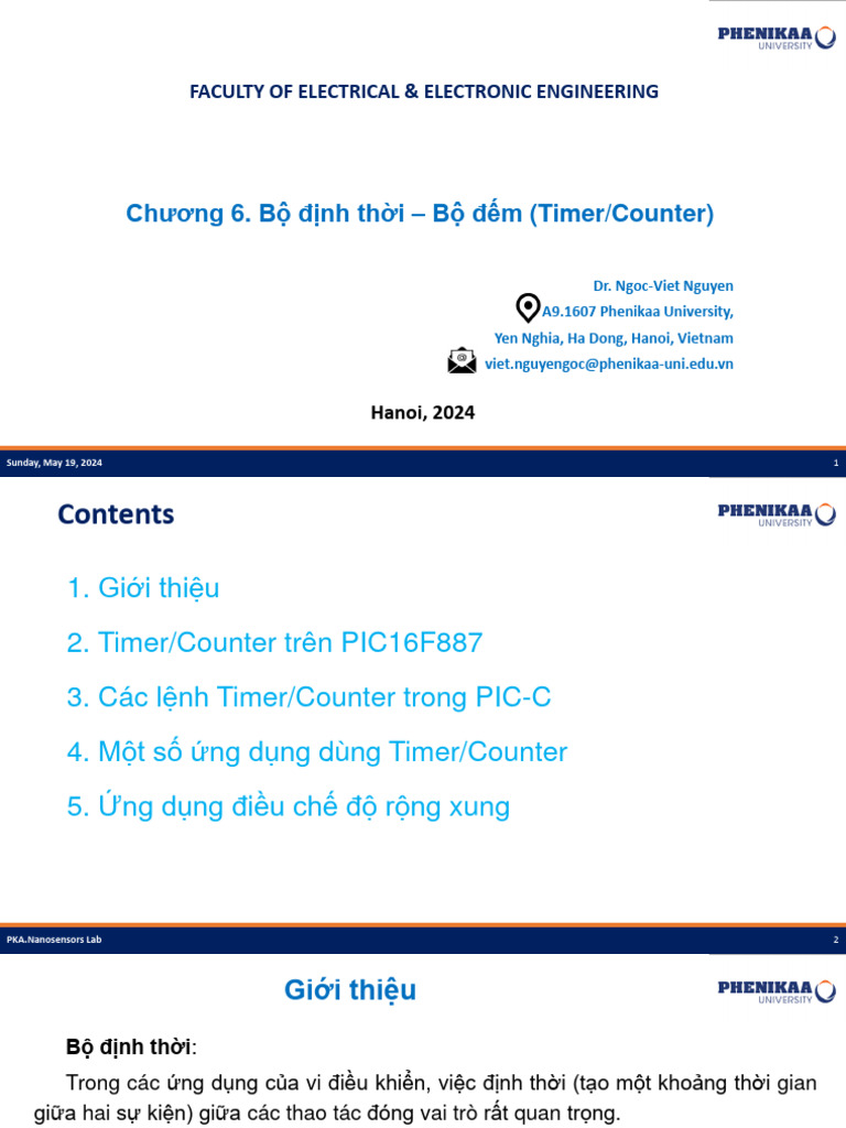 Chap 6. Timer - Counter | PDF