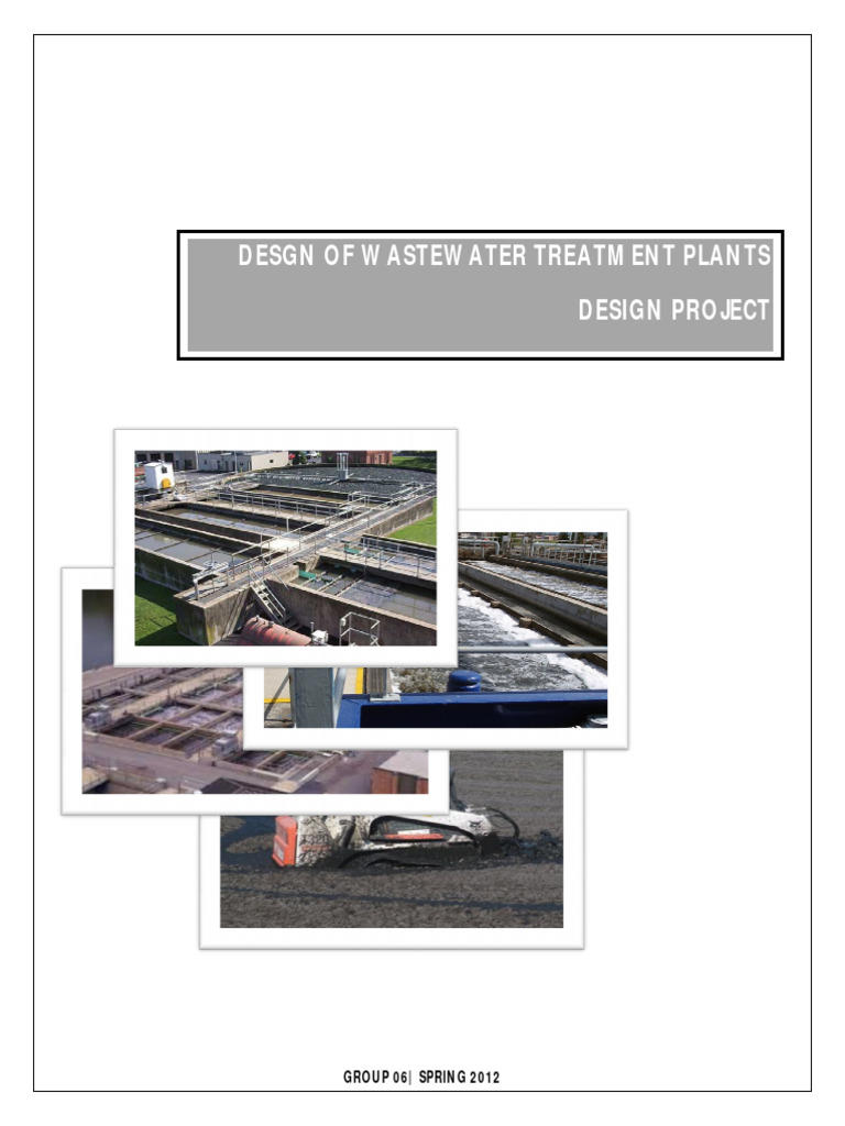 Wastewater Treatment Plant Design | PDF | Sewage Treatment ...