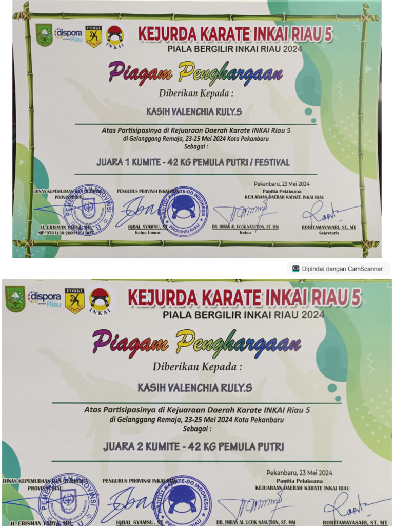 Sertifikat Kejurda Pdf