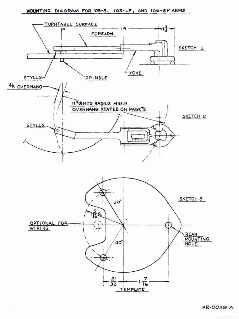 Ve Gray Research 103-s 103-Lp 106-Sp Mounting Diagram en | PDF
