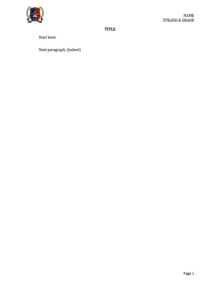 Document Structure Guide | PDF