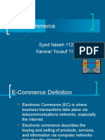 B2B e Commerce: Syed Naseh 11208 Kanwar Yousuf 11796