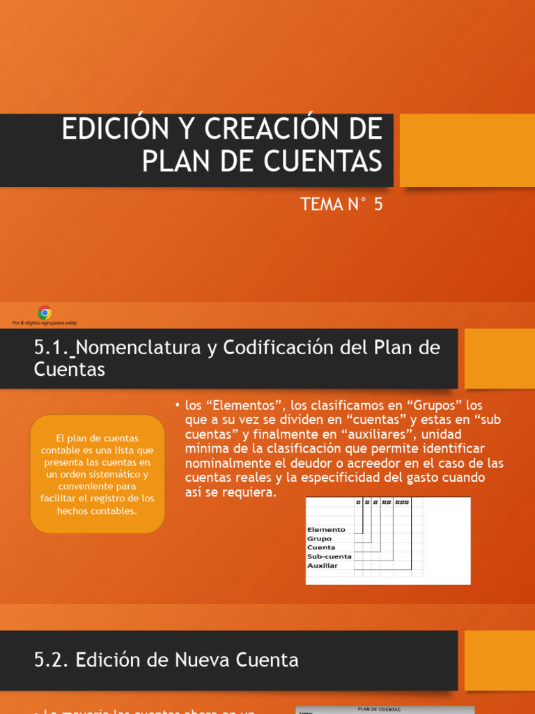 Edición y Creación de Plan de Cuentas | Descargar gratis PDF ...