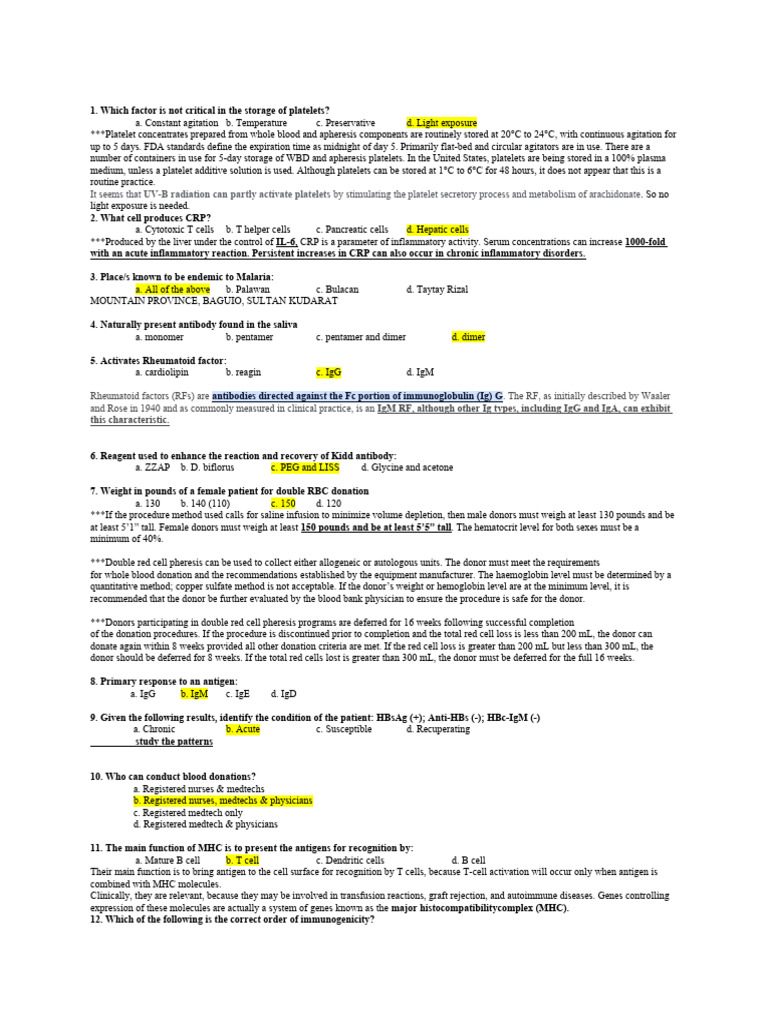 Blood Donation and Testing Guidelines | PDF | Blood Donation | Hiv/Aids