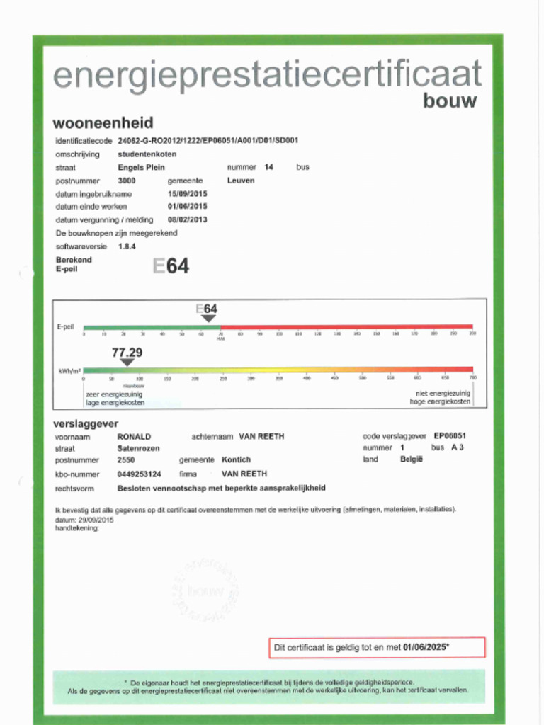 EPC CERTIFICAAT VLAANDEREN AANBOD intelligence overview