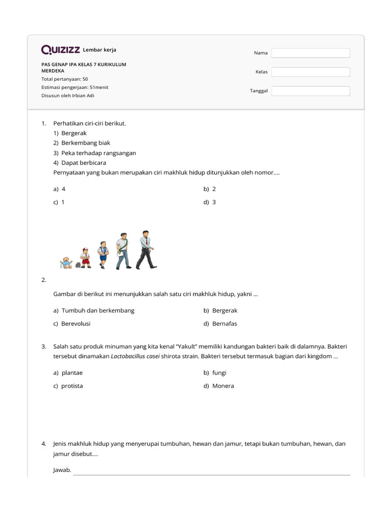 pas-genap-ipa-kelas-7-kurikulum-merdeka-quizizz-pdf-teaching