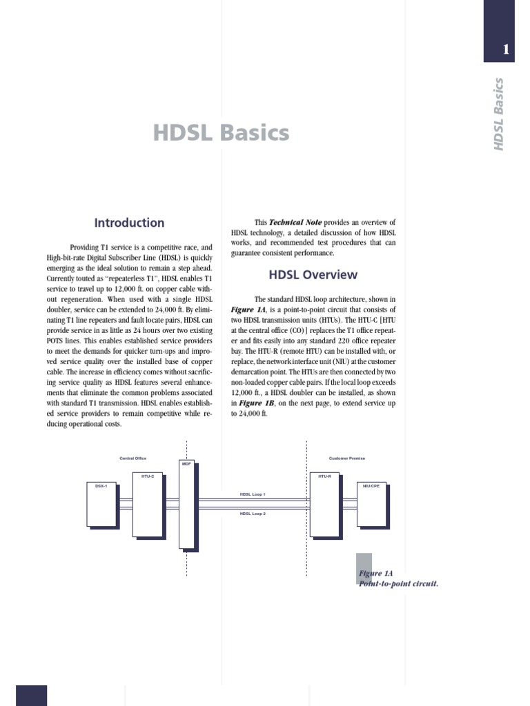 hdsl | Networks | Telecommunications | Free 30-day Trial | Scribd