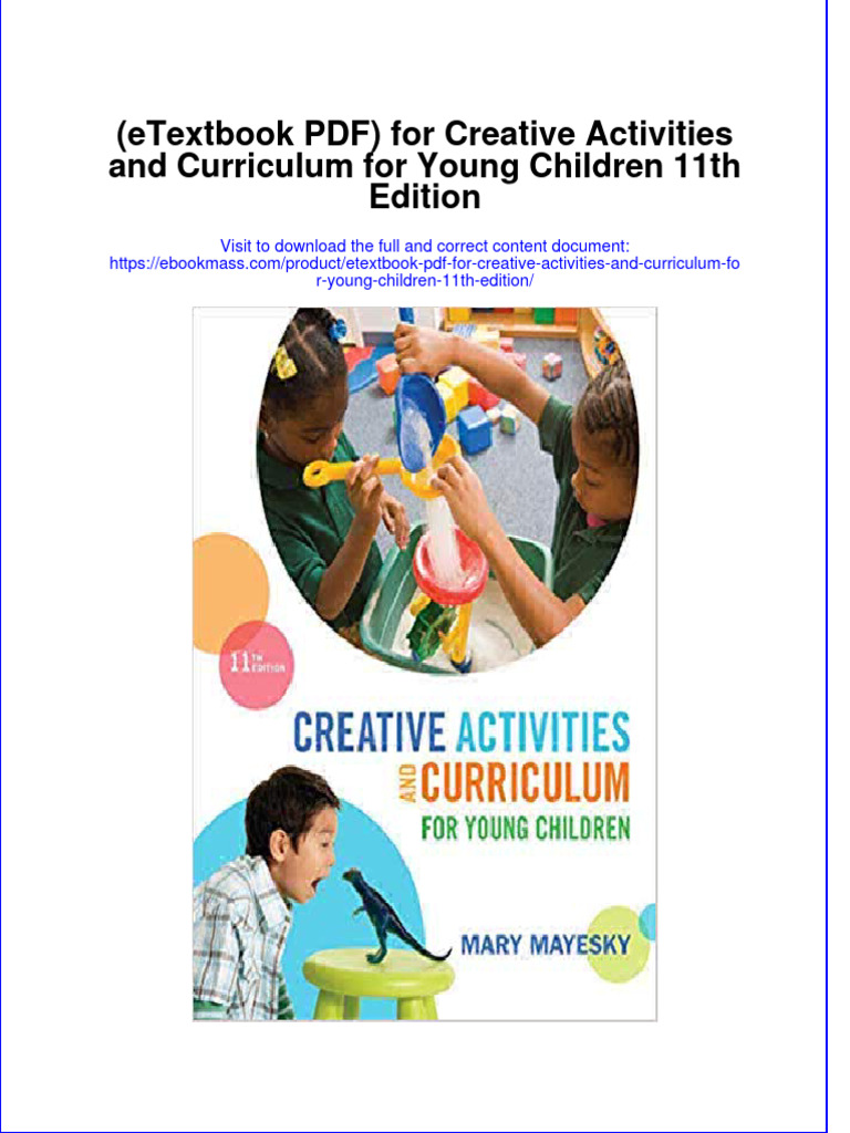 (Download PDF) Etextbook For Creative Activities and Curriculum For ...