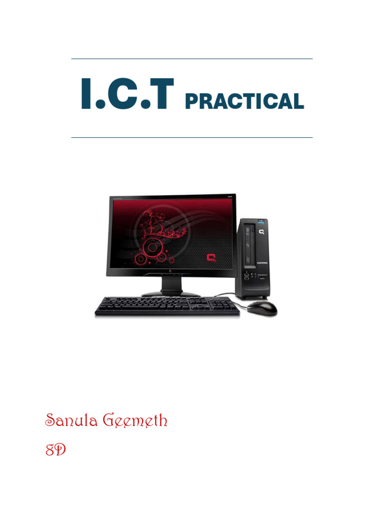 I.C.T Practical: Hardware, Software & More | PDF | Computer Hardware ...