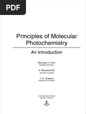 Principles of Molecular Photochemistry An Introduction