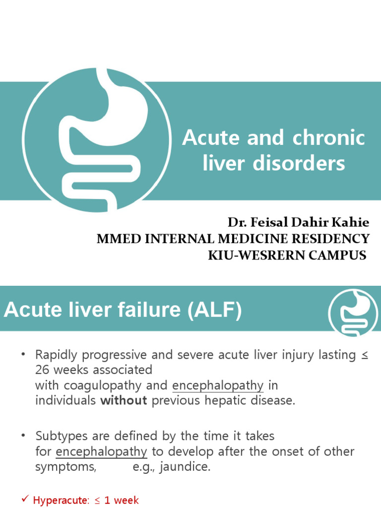 Acute and Chronic Liver Disease | PDF | Hepatitis | Cirrhosis