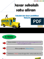 Dasar Sekolah Satu Aliran-presentation