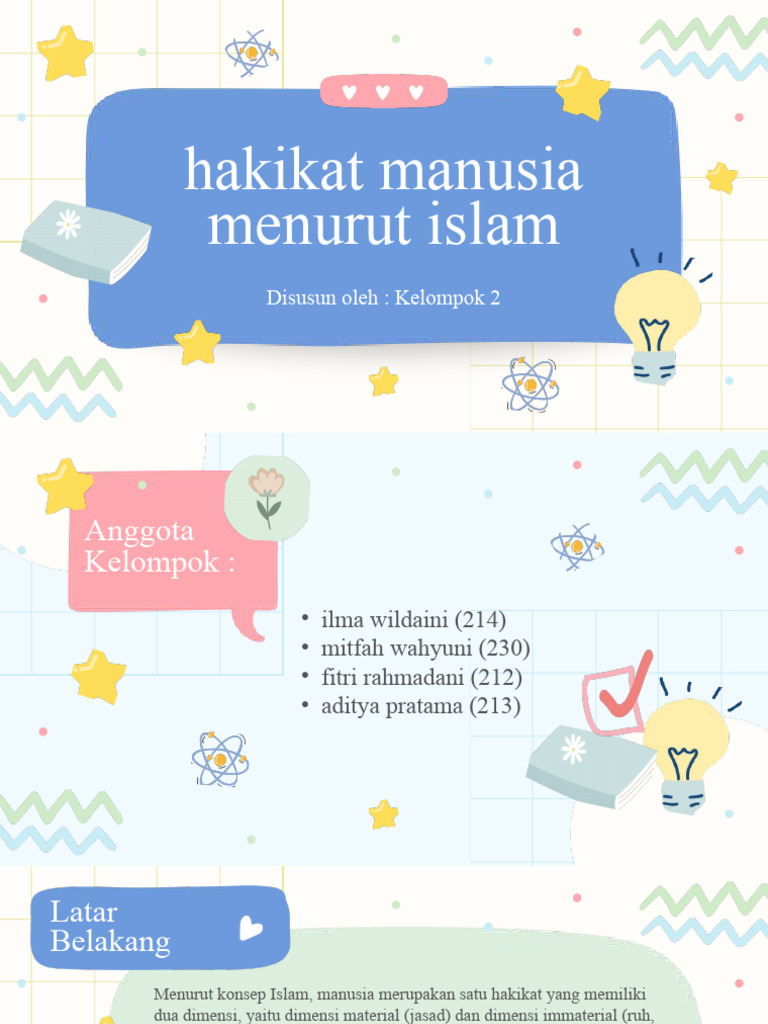 KL2 Hakikat Manusia Menurut Islam | PDF