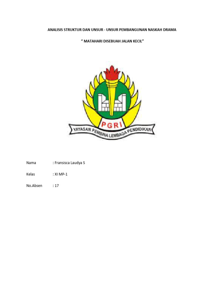 Analisis Struktur Dan Unsur Pdf