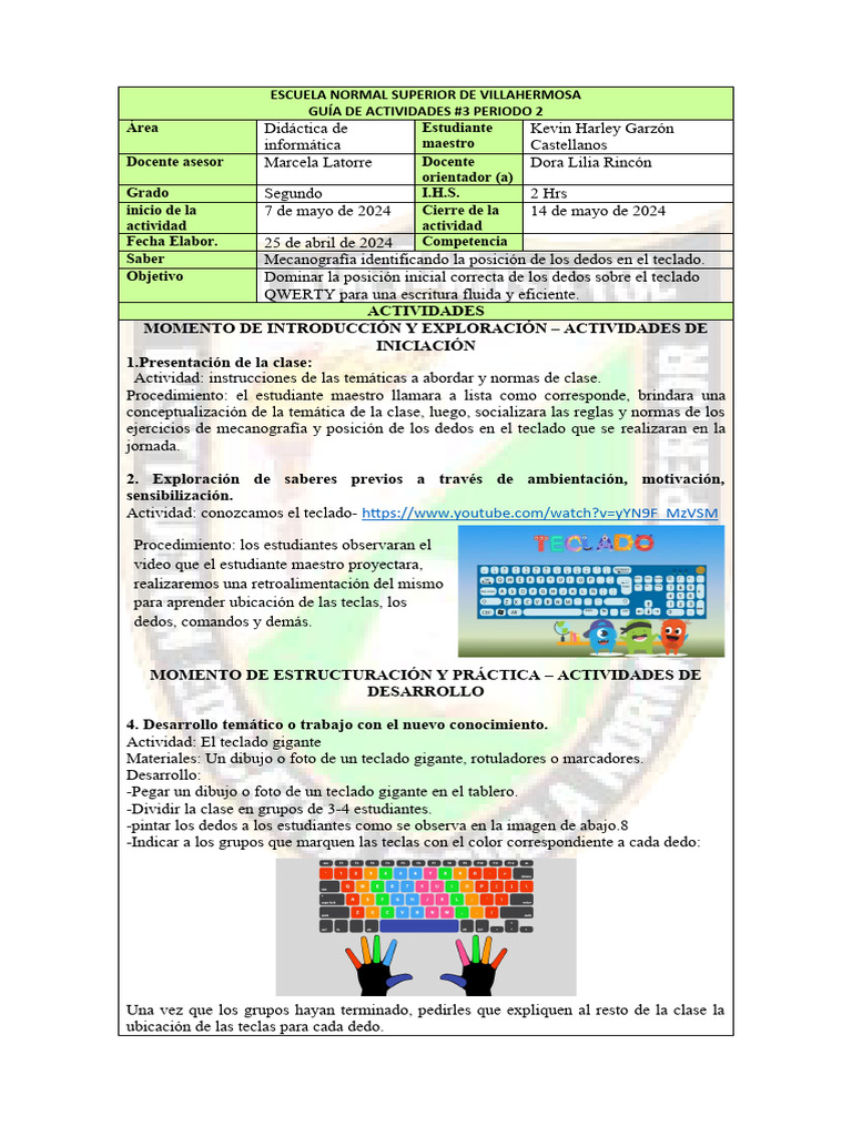 Guia #3 Periodo 2 Grado Segundo Informatica | PDF | Comunicación humana ...