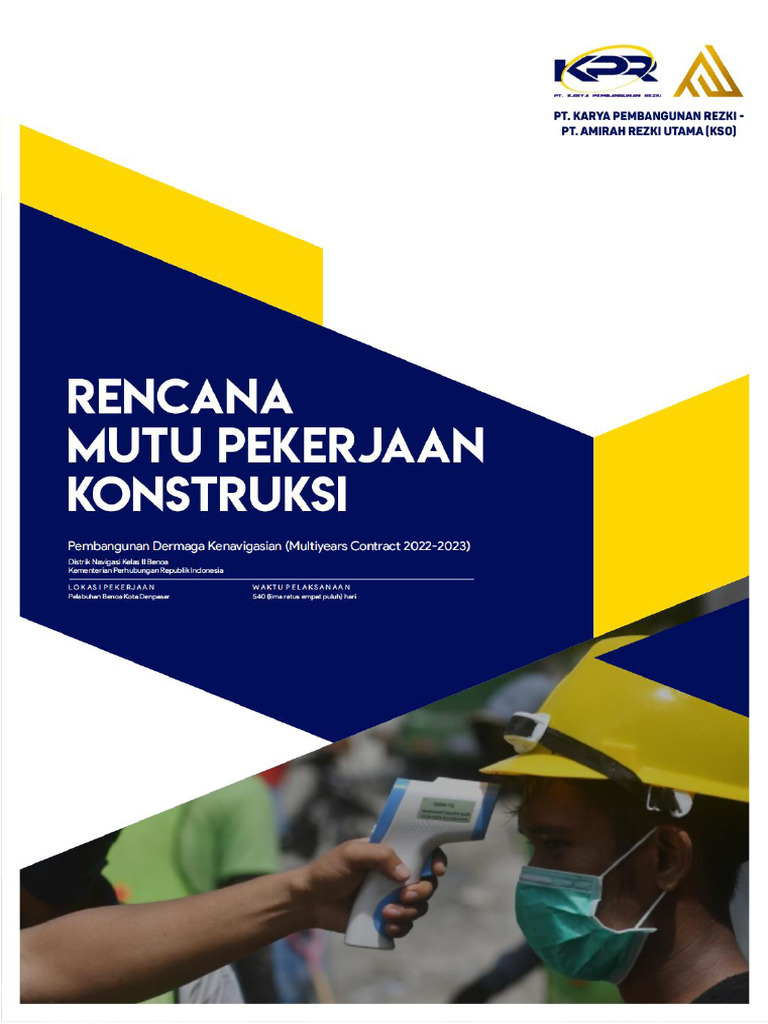 RMPK Pembangunan Dermaga Kenavigasian | PDF