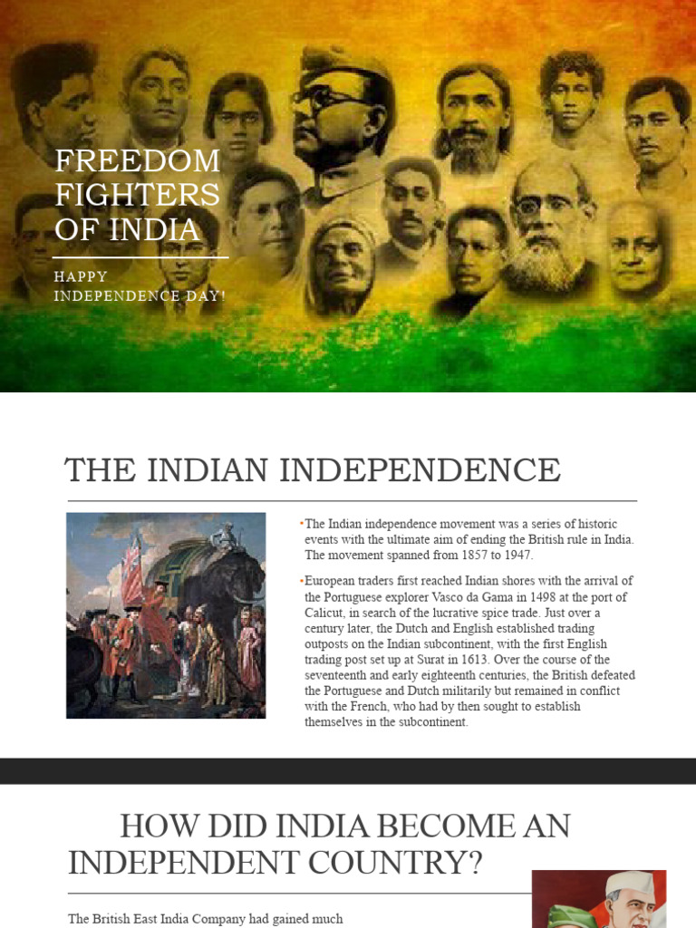 Freedom Fighters of India: A Tribute | PDF | Mahatma Gandhi | Indian ...