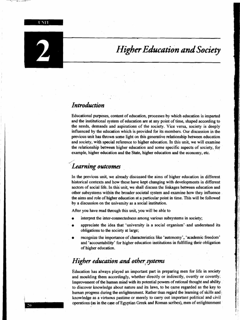Unit 2 | PDF | Autonomy | University