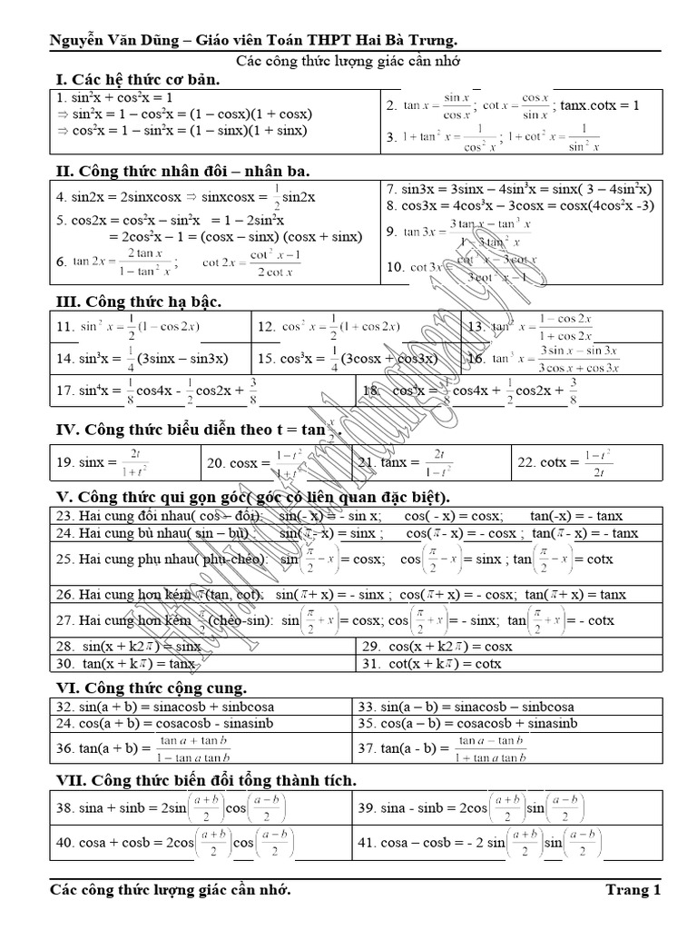 Cac Cong THC LNG Giac CN NH | PDF