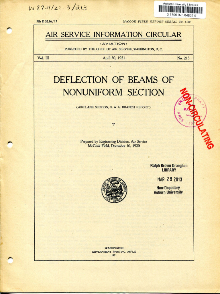 Engineering Beam Deflection Guide | PDF | Beam (Structure) | Bending