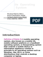 Mobile Phone Operating System