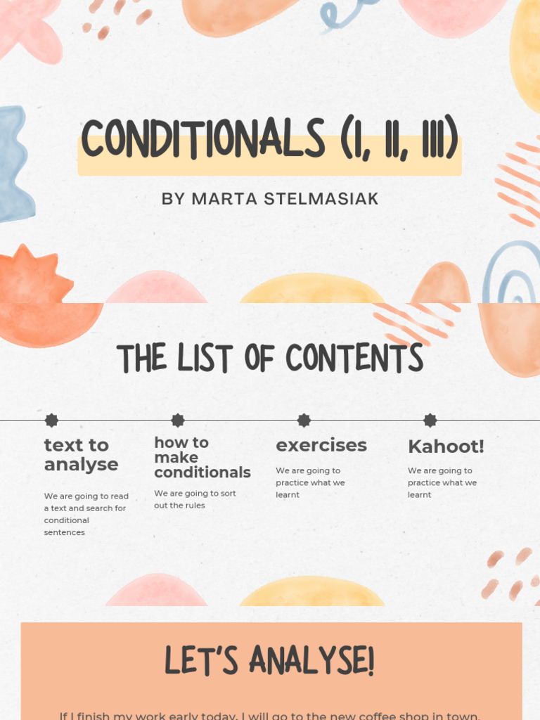 Practicing All Types of Conditionals | PDF