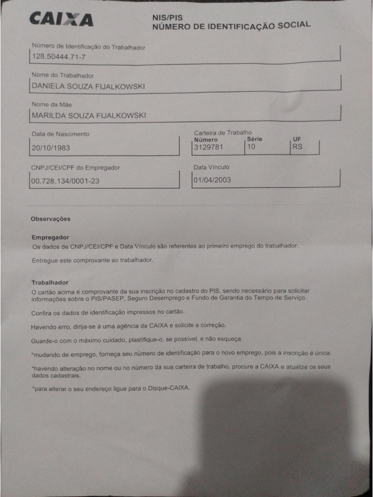 PIS Daniela | PDF
